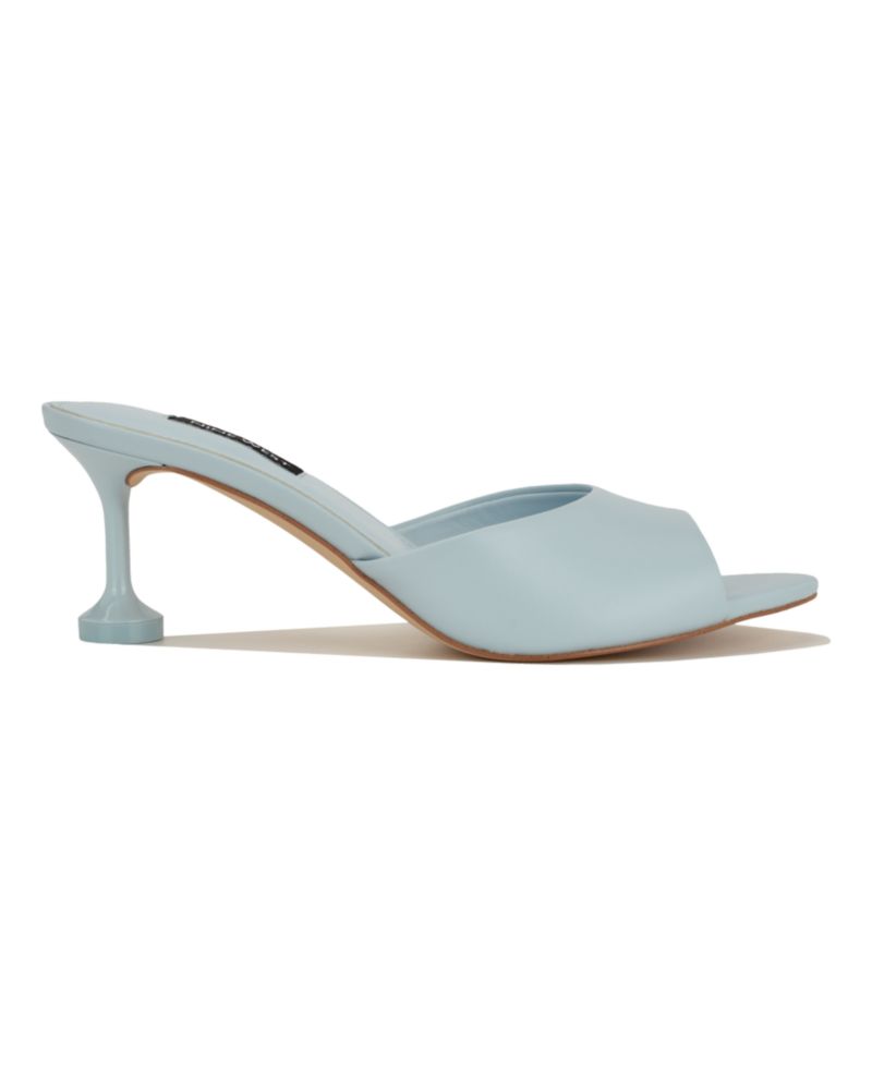 Women's Dabby Slip-On Tapered Kitten Heel Dress Sandals