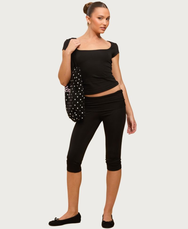 Women's Ravena Foldover Capri Leggings