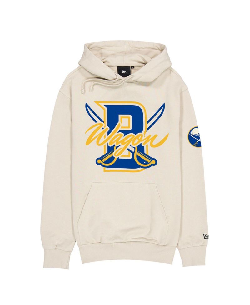 Men's Cream Buffalo Sabres Wagon Defender Hoodie