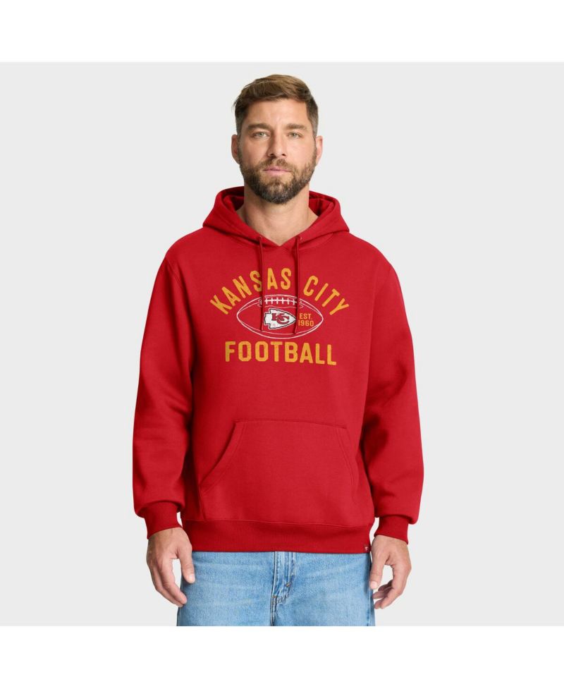 Men's Red Kansas City Chiefs Fumblerooski Legacy Pullover Hoodie