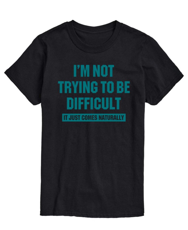 Men's Not Trying To Be Difficult Short-Sleeve Graphic T-Shirt