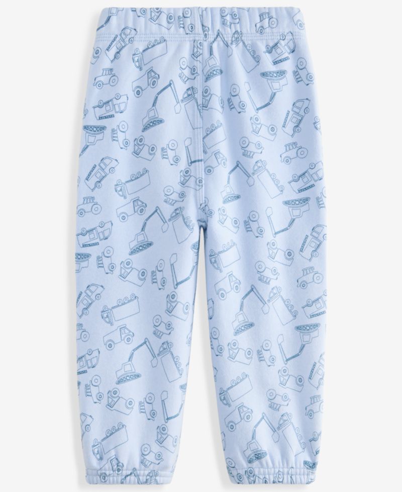 Baby Boys' 3M-24M Mix & Match Construction-Print Jogger Pants