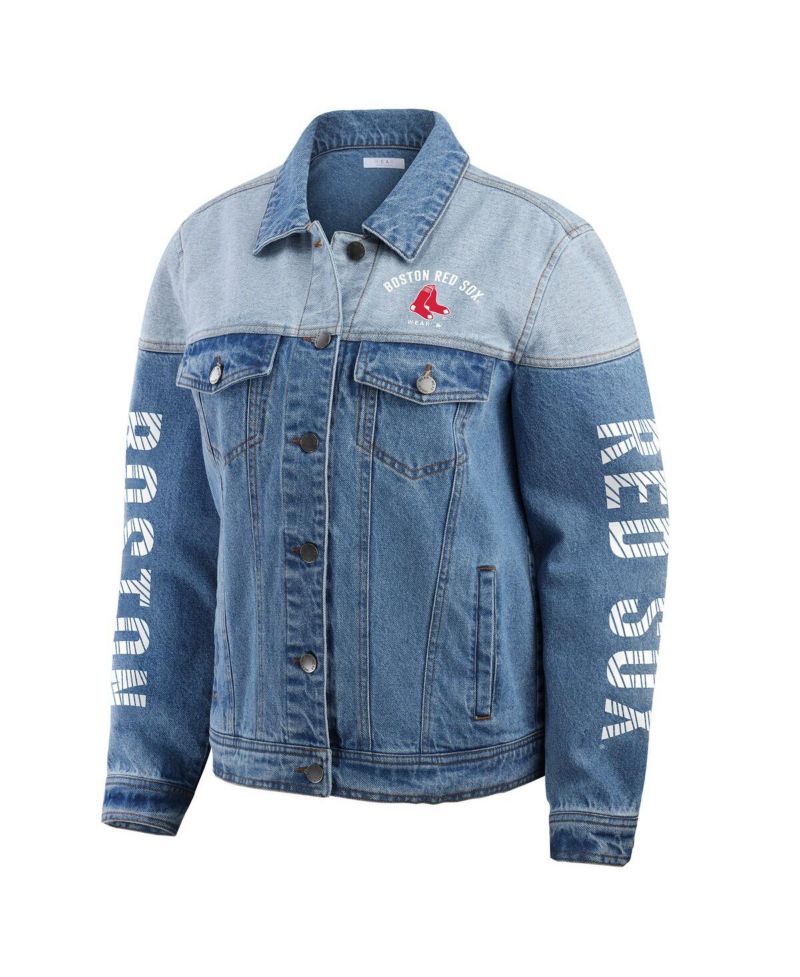 Women's Boston Red Sox Full-Button Denim Jacket