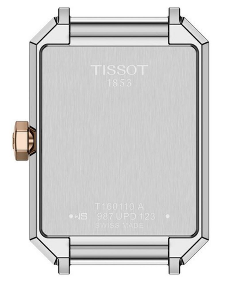 Women's Rectangular Silver Stainless Steel Watch 21.8mm