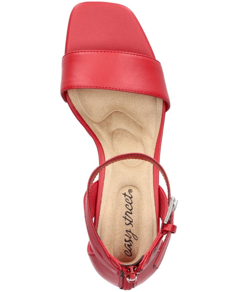 Ro Square Toe Heeled Sandals