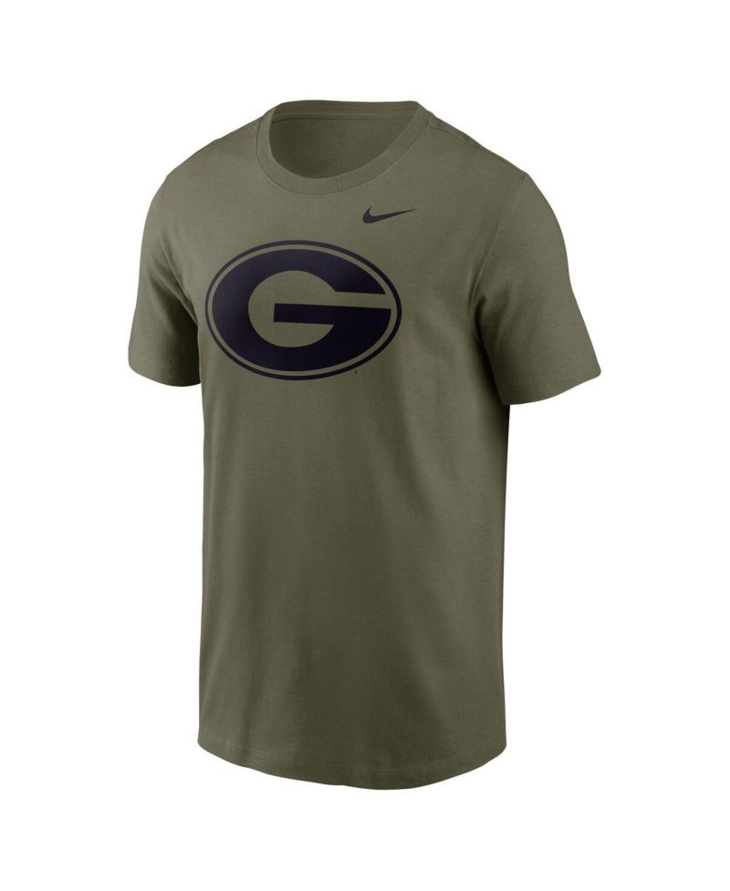 Men's Olive Georgia Bulldogs Primetime Logo Performance T-Shirt