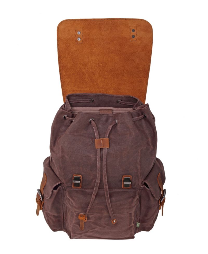 Stone Creek Waxed Canvas Backpack Handbag