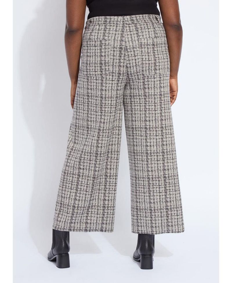 Plus Size Erin High-Waist Wide-Leg Cropped Pants