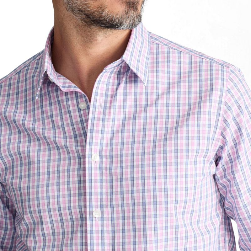 Men's Slim Fit Long Sleeve Wrinkle Free Dolcetto Shirt