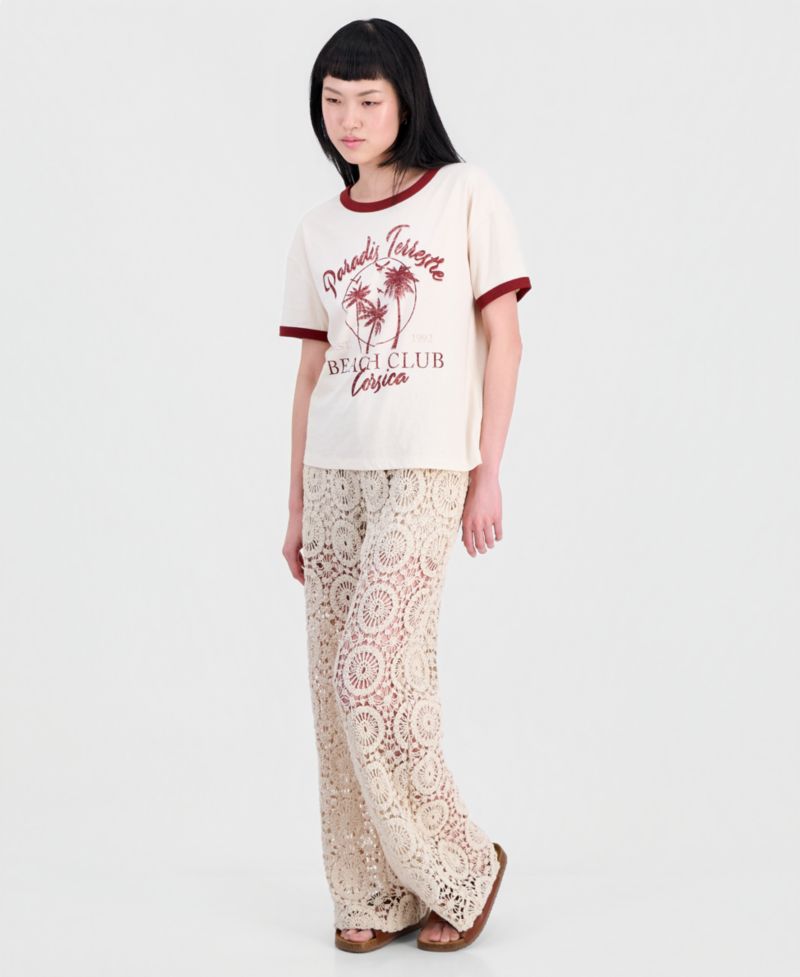 Women's Paradis Terrestre Ringer Tee