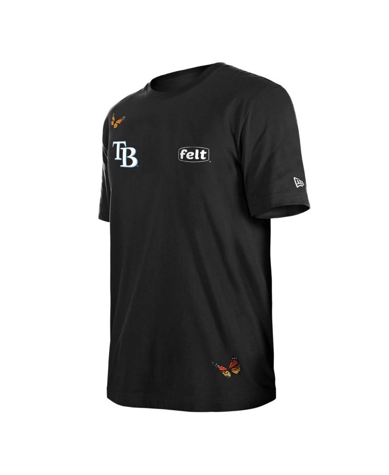 x Felt Men's Black Tampa Bay Rays T-Shirt