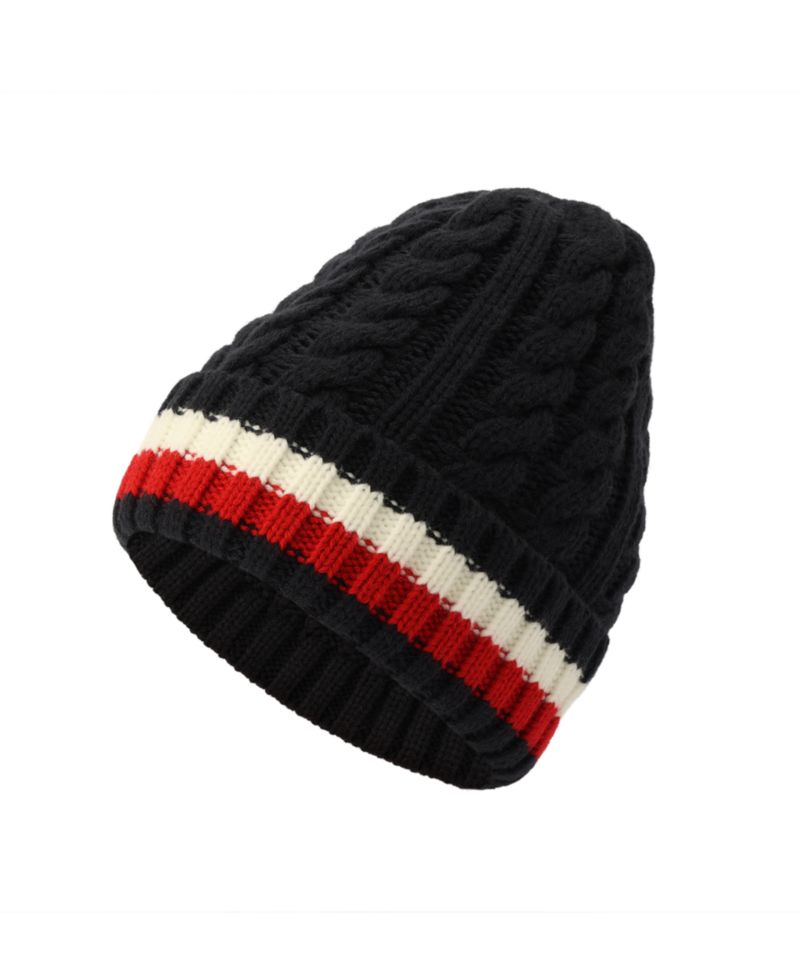 Men's Cable Global Cuff Beanie