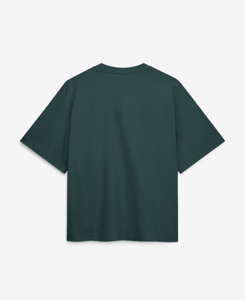 Women's Green Michigan State Spartans Arch Logo Boxy T-Shirt
