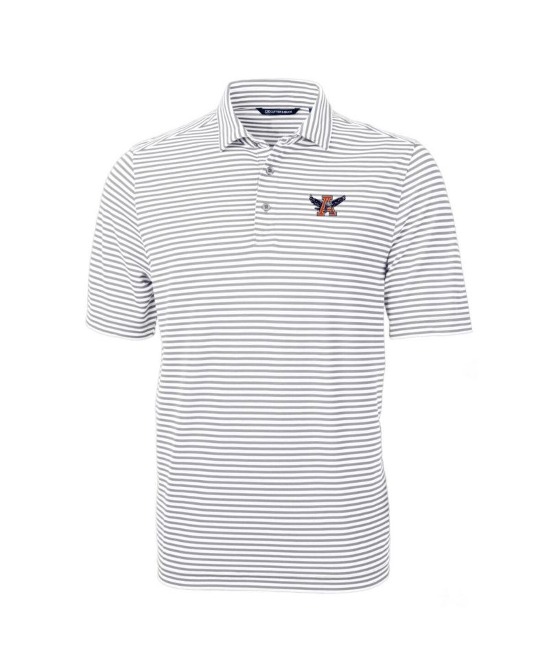 Men's Auburn Tigers Throwback Logo Virtue Eco Pique Stripe Polo