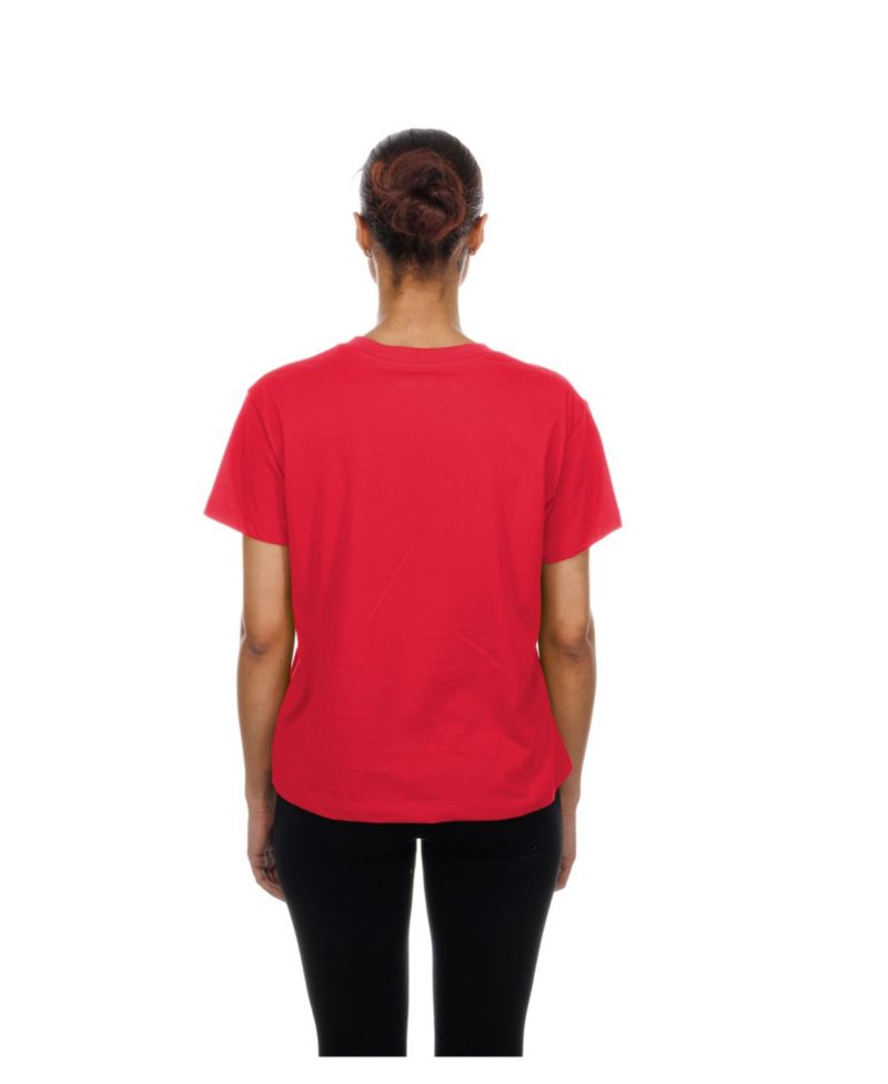 Women's Cincinnati Reds V-Neck Short-Sleeve T-Shirt