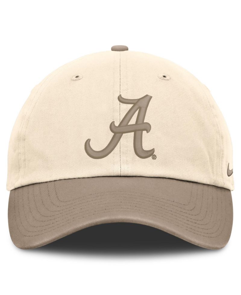 Men's Natural/Khaki Alabama Crimson Tide Two-Tone Club Adjustable Hat