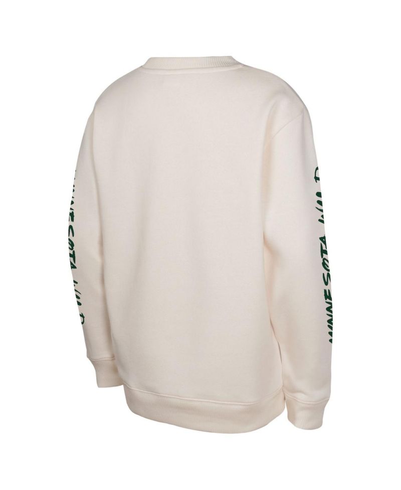 Big Boys and Girls Cream Minnesota Wild Star Power Pullover Sweatshirt
