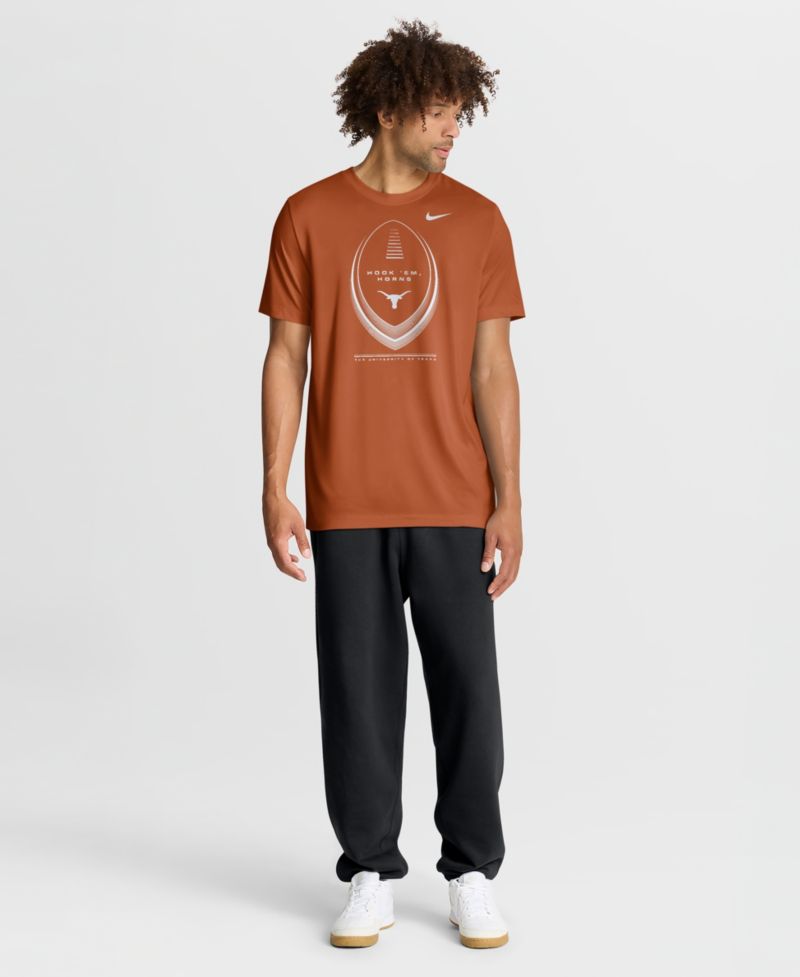Men's Texas Orange Texas Longhorns Primetime Legend Football Icon Dri-FIT T-Shirt