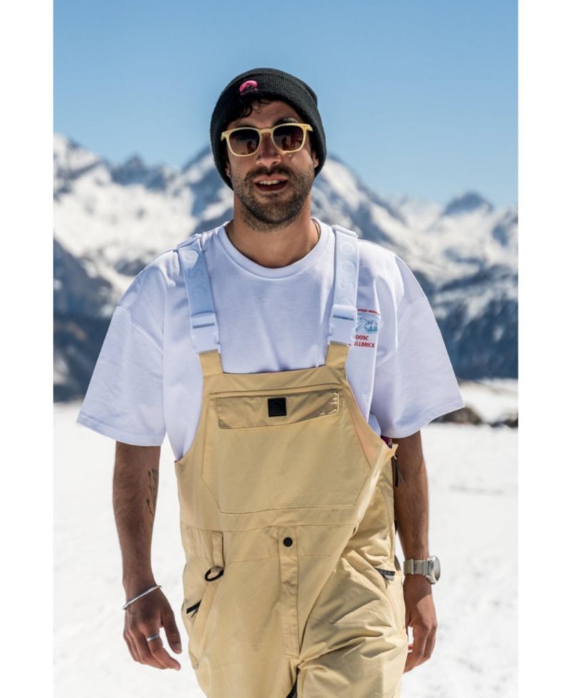 Men's Yeh Man Bib Pant - Desert Sand