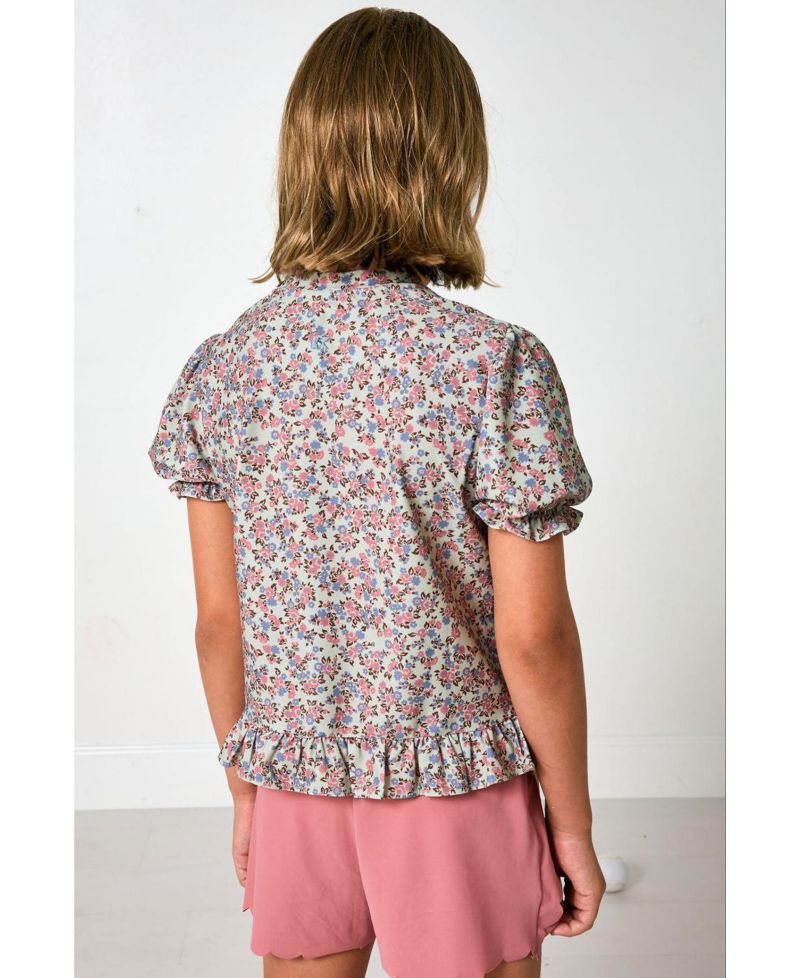 Girls' 2-16 Ruffle Tee