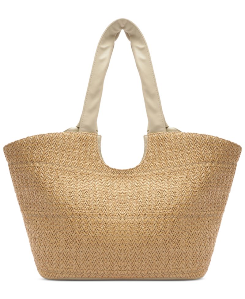 Carmela Large Snap Button Shopping Handbag
