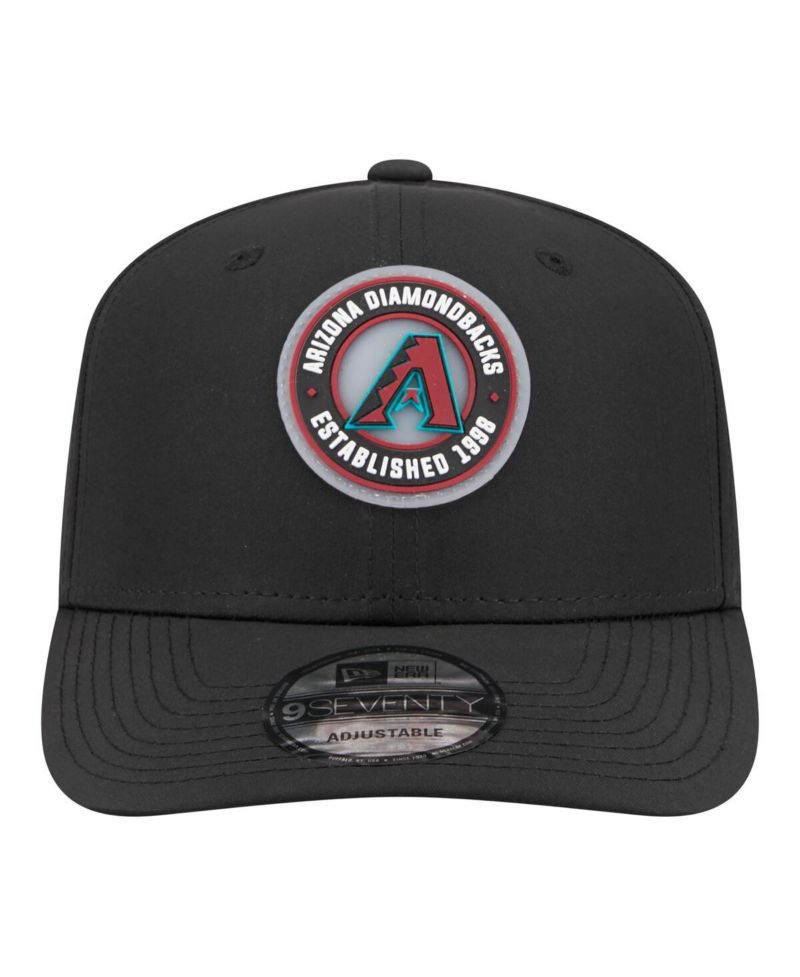 Men's Black Arizona Diamondbacks Circle 9SEVENTY Adjustable Hat