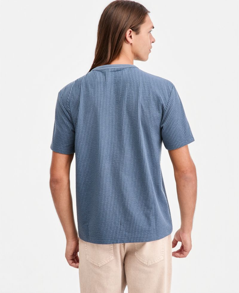 Men's Logan Stripe Jacquard T-Shirt