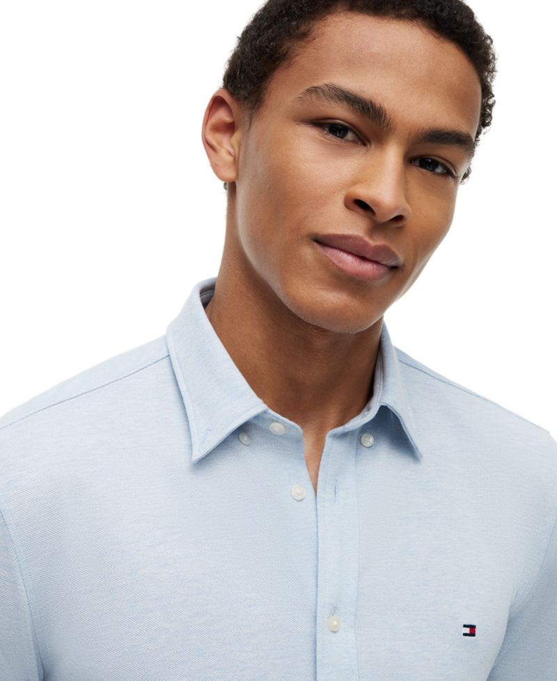 Men's Textured Knit Featherweight Shirt