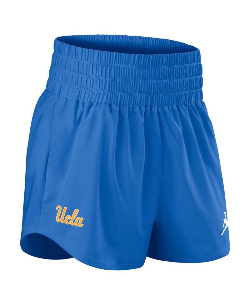 Women's Jordan Blue UCLA Bruins Performance One Dri-FIT High-Rise Shorts
