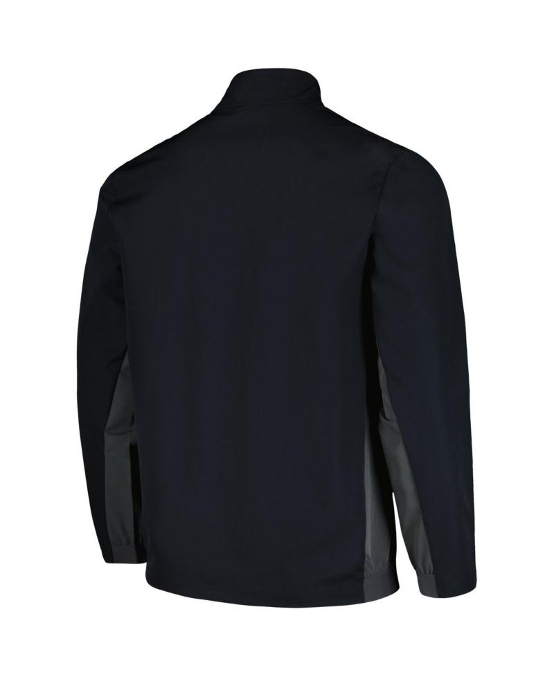 Men's Black Milwaukee Bucks Harrington Full-Zip Jacket