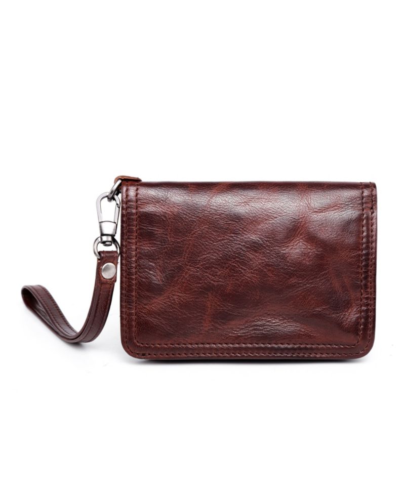 Women's Genuine Leather Basswood Clutch