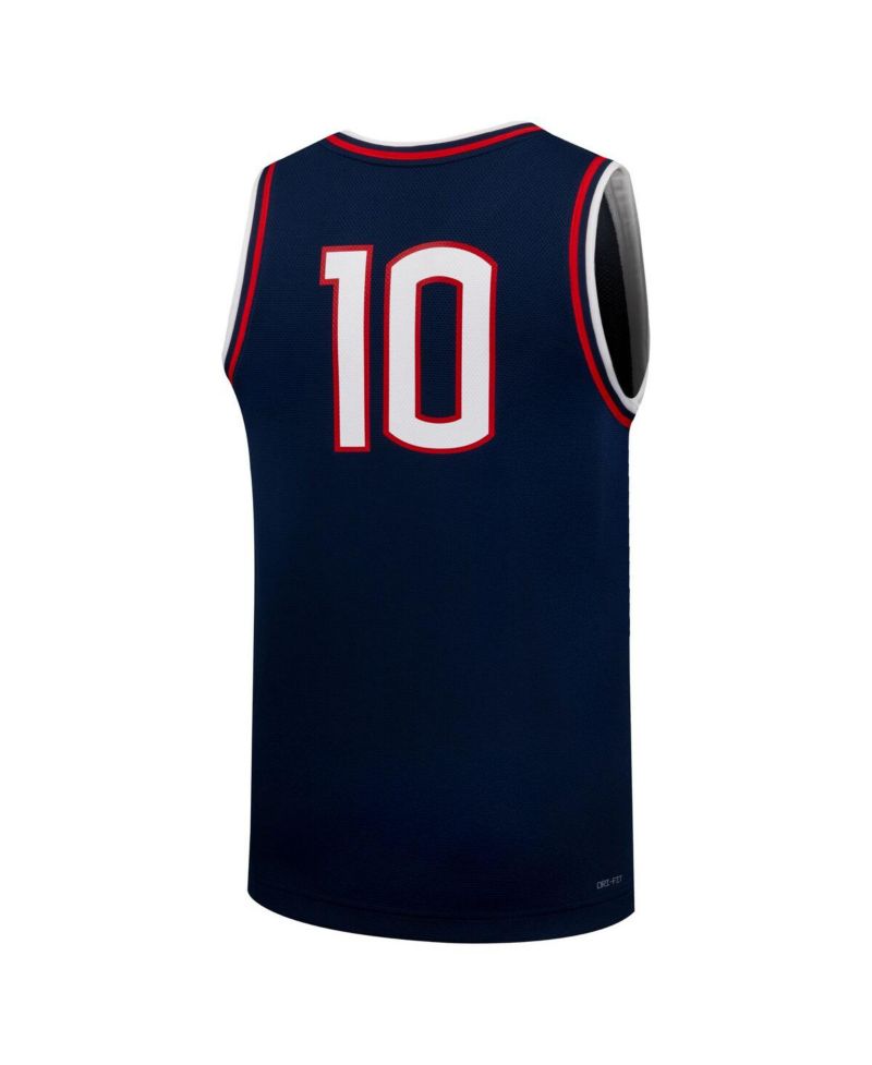 Men's and Women's 10 Navy UConn Huskies Replica Basketball Jersey
