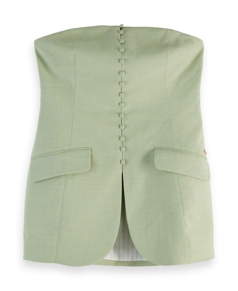 Women's Tailored Strapless Bodice Top