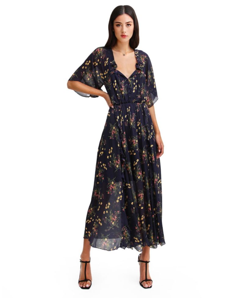 Women's Amour Ruffled Midi Dress