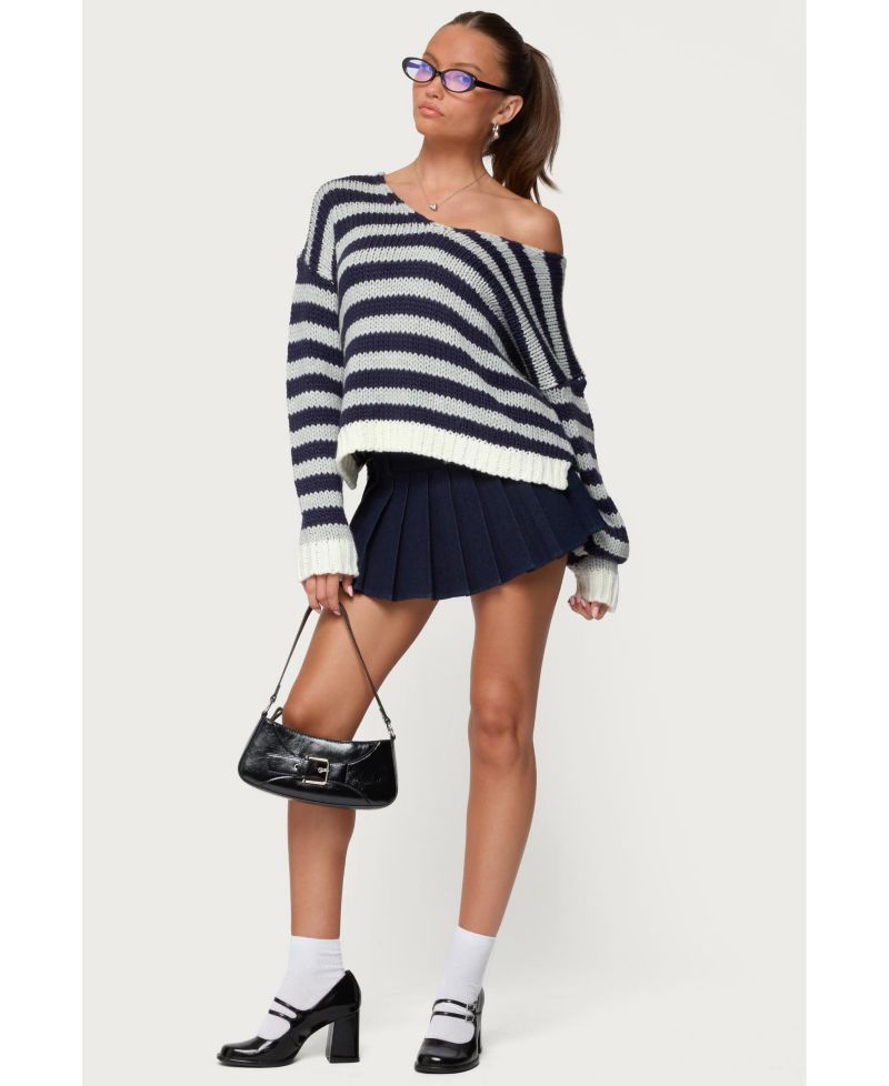 Women's Eugenie Oversized Striped Sweater