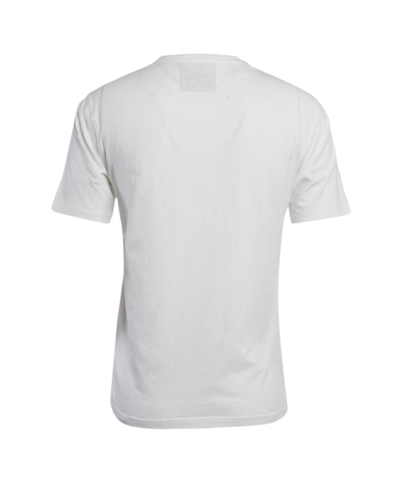 Men's Robot Teddy Print Cotton Crew Neck T-Shirt