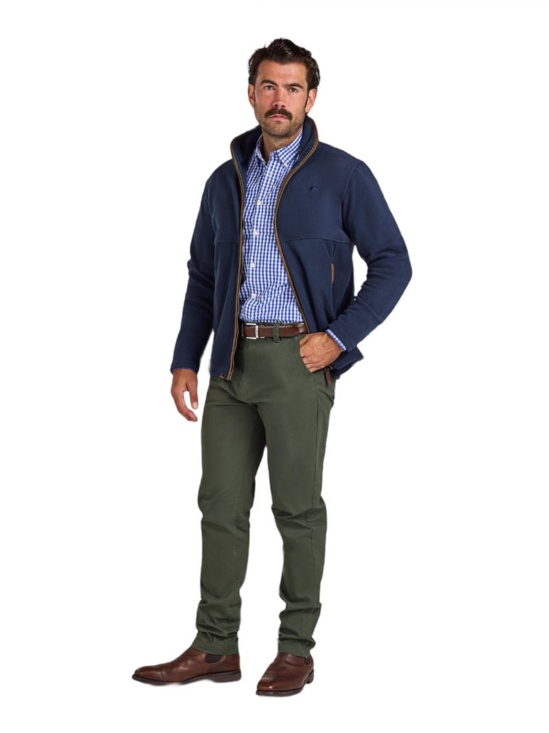 Men's Fleece Zip Through Jacket