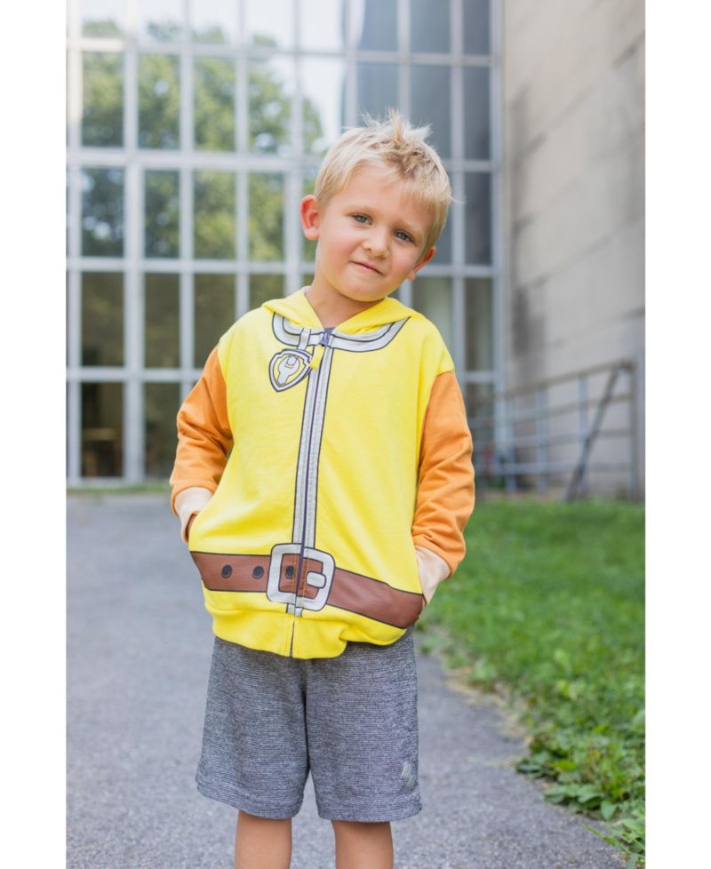 Boys Rubble Chase Skye Fleece Zip Up Pullover Hoodie to