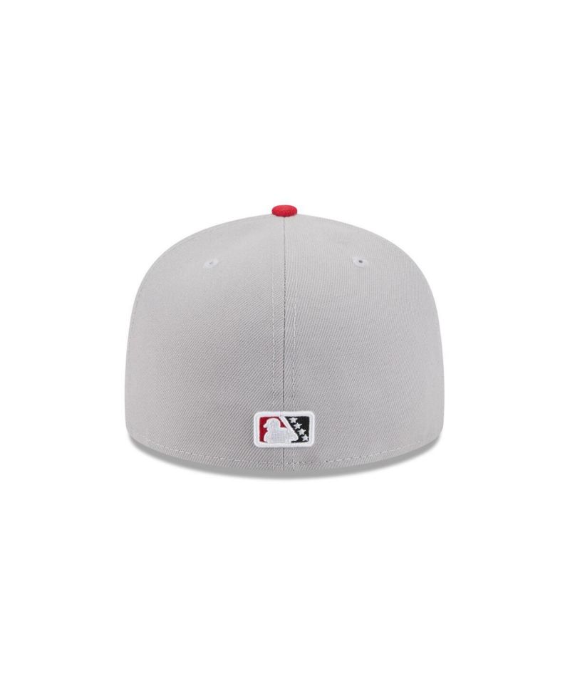 Men's Gray Fresno Grizzlies Theme Nights 59FIFTY Fitted Hat