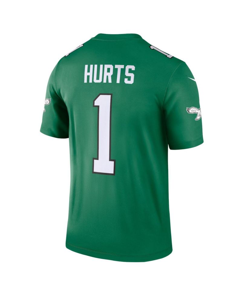 Men's Jalen Hurts Kelly Green Philadelphia Eagles Alternate Legend Player Jersey