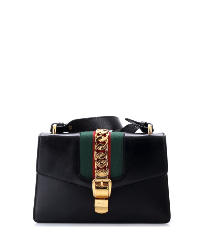 Small Sylvie Shoulder Bag Leather