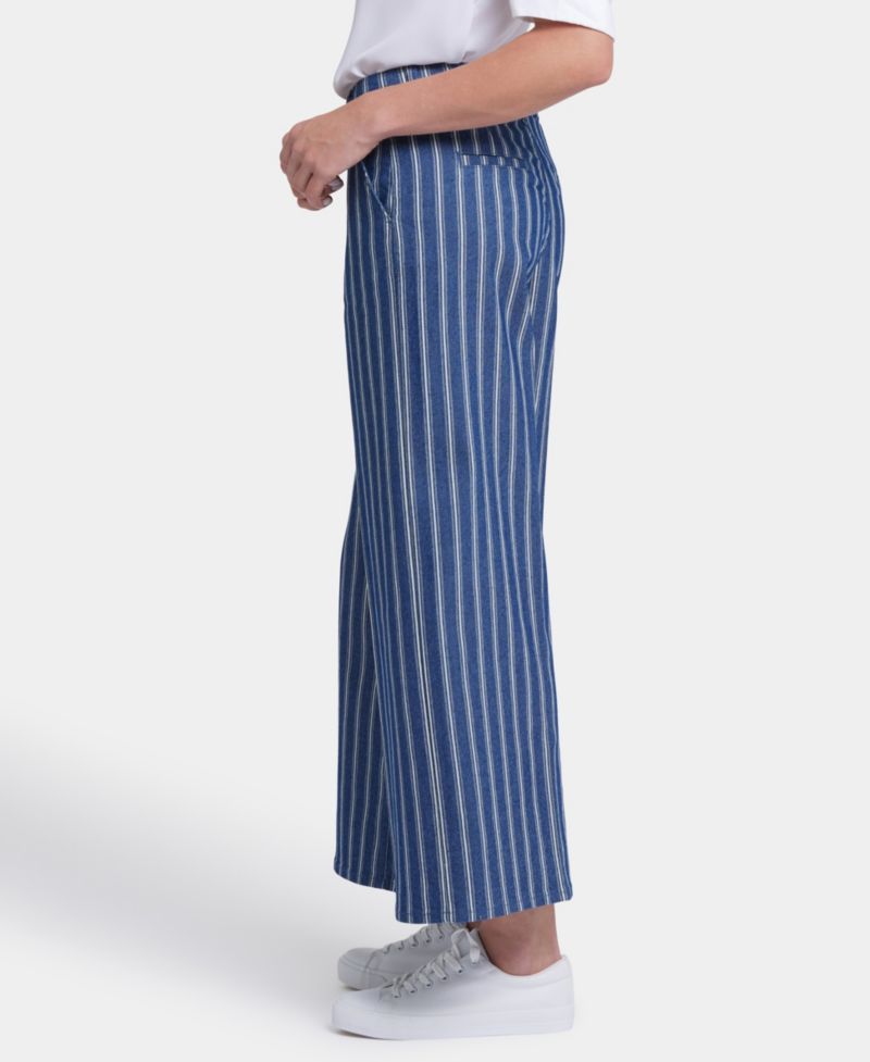 Women's Mona Wide Leg Trouser Ankle Jeans