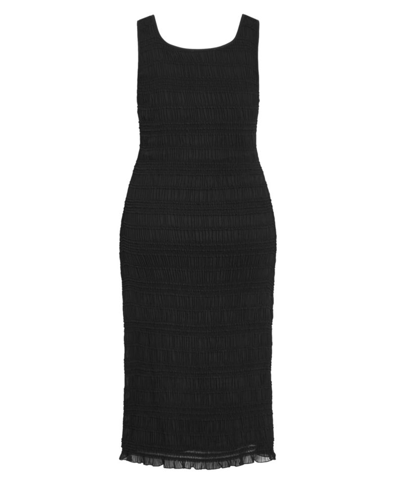 Women's Plus Size Emelia Sleeveless Shirred Dress