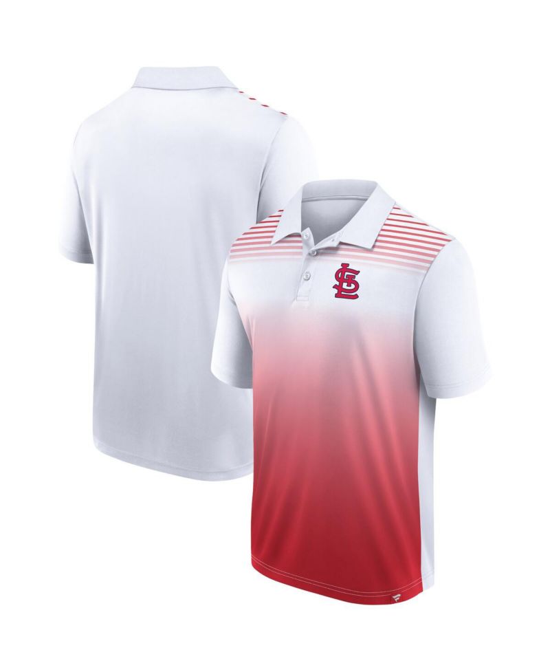 Men's White, Red St. Louis Cardinals Sandlot Game Polo Shirt