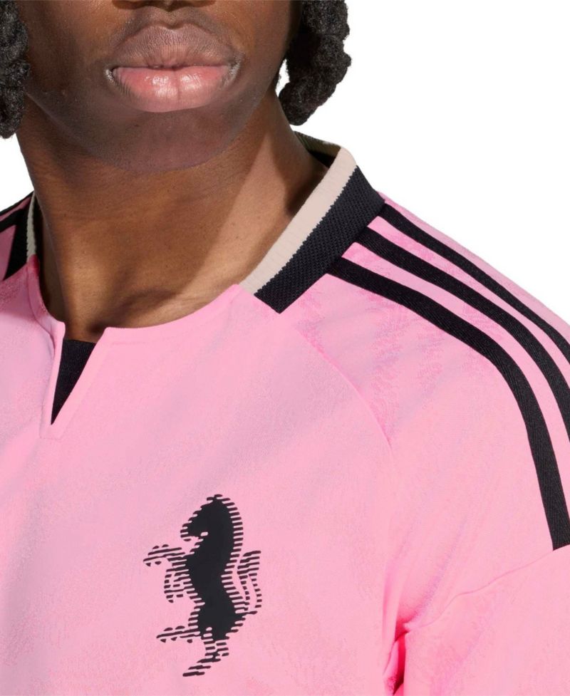 Men's Pink Juventus 2026/27 Away On-Field Authentic Jersey