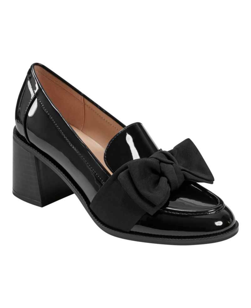 Women's Korrar Bow Block Heel Loafers