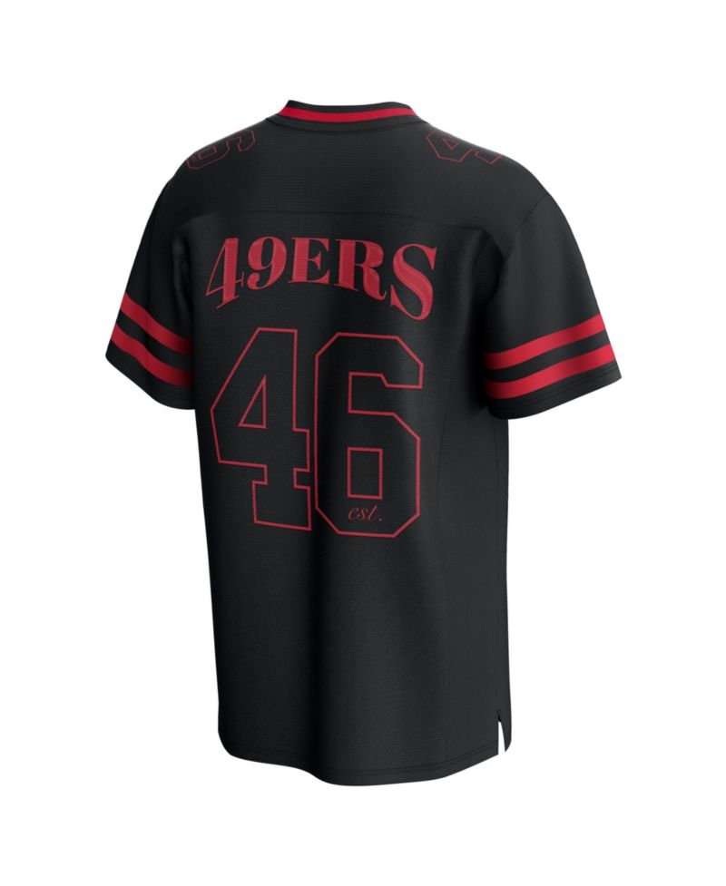 Men's Black San Francisco 49ers After Hours Fashion Mesh T-Shirt