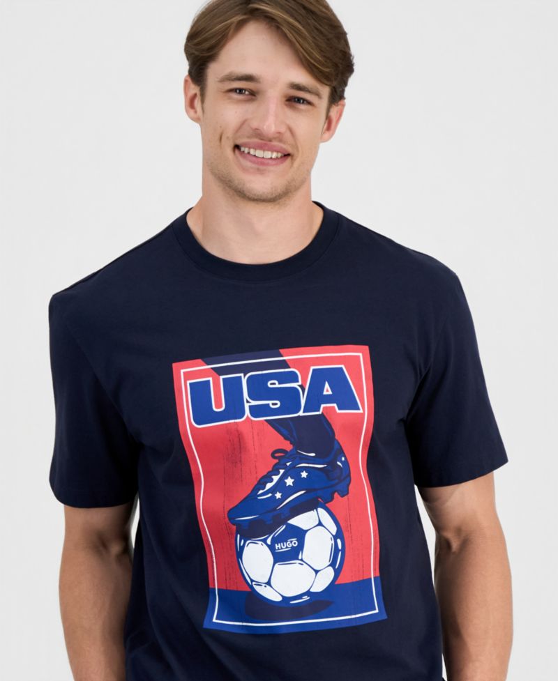 Men's Relaxed-Fit Football T-Shirt
