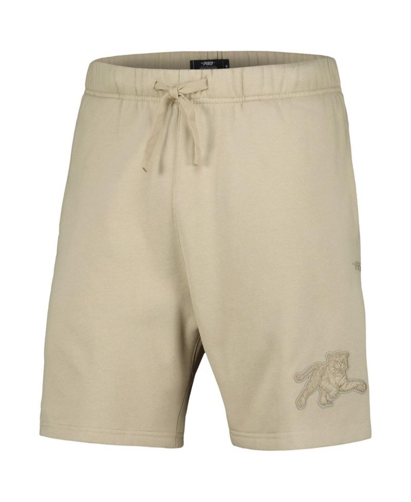 Men's Tan Jackson State Tigers Neutral Relaxed Shorts