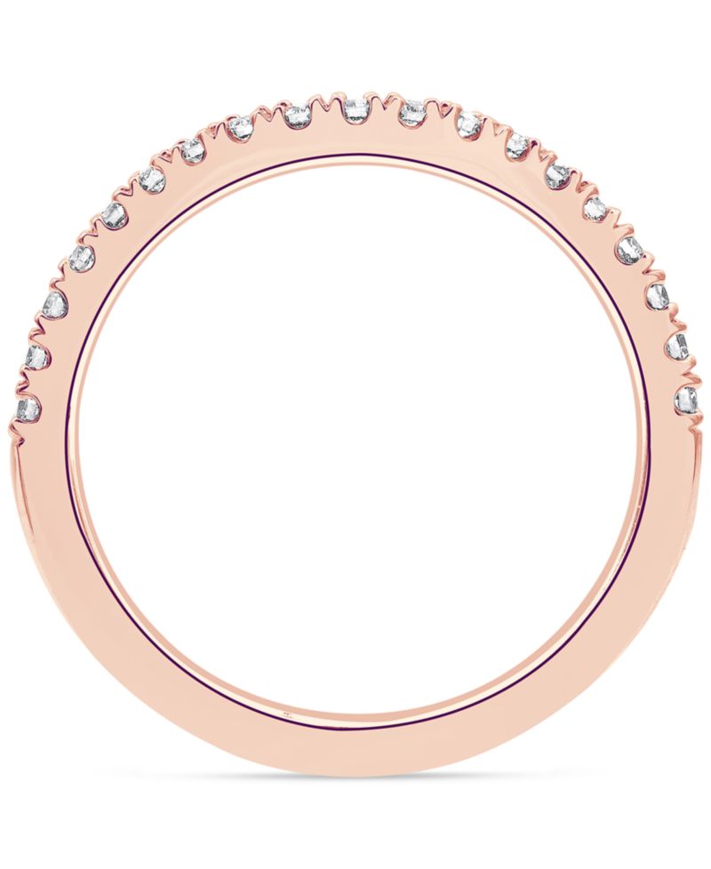 Certified Lab Grown Diamond Round Three Stone Bridal Set (4-1/4 ct. t.w.) in 14k Gold